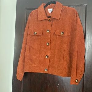Lularoe Berlin jacket in corduroy